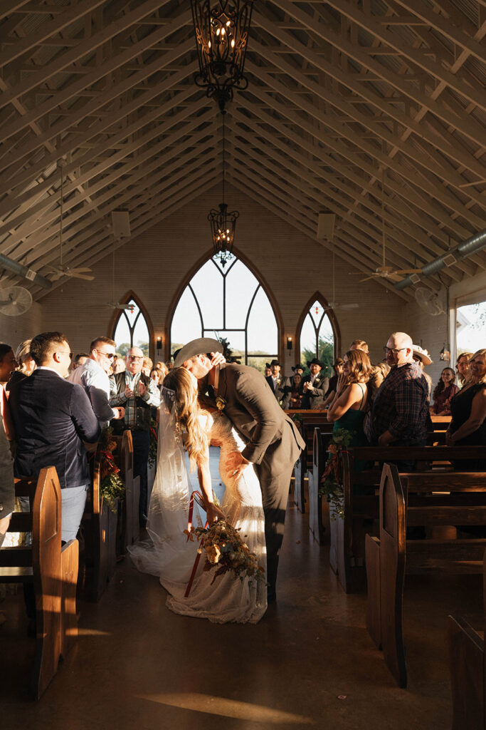 classy western wedding at The Brooks at Weatherford