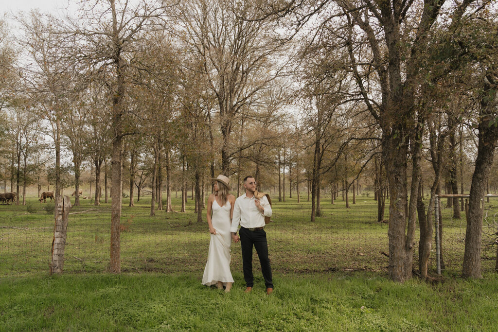 nontraditional elopement couple portraits on the grass at rancho moonrise